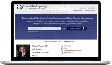 Contact My Reps screenshot